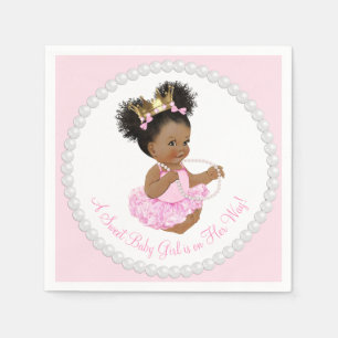 Serviette en papier pour Baby Shower de la Princes