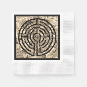 Serviette en papier pour cocktail LABYRINTH V - No