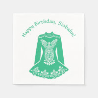 Pour Danseurs Irlandais Green Dancing Dress Custom
