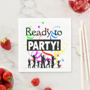 Serviette en papier pour faire la fête