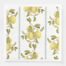 Serviette en papier pour la danse du citron