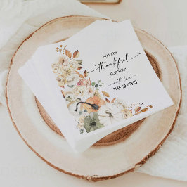 Serviette en papier pour le dîner de Thanksgiving
