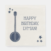 Pour les joueurs de Banjo Navy Blue Personnalisé P