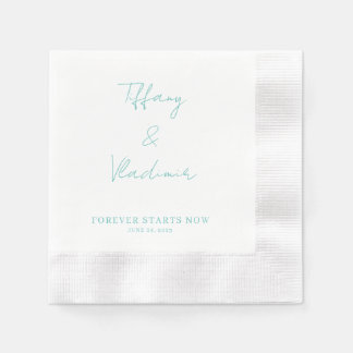 Serviette En Papier Pour toujours commence maintenant serviettes