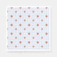 Première aquarelle de Preppy Berry Birthday Strawb