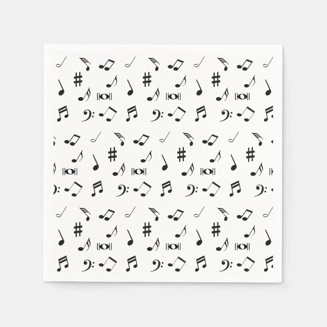Serviette En Papier Prendre une note (Devant)