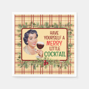 Serviette En Papier Prenez-vous un joyeux petit cocktail