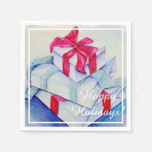 Serviette En Papier Présentations pour la fête de Noël