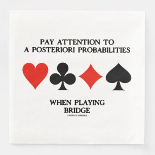 Serviette En Papier Prêtez Attention Au Pont Probabilités Posteriori