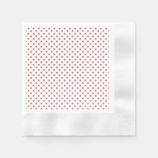 Serviette En Papier Pretty pink Tulip pattern Paper Napkin (Devant)