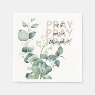 Serviette En Papier Prière Eucalyptus Napkin