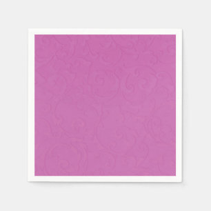 Serviette En Papier Princesse Baie Rose Conte de Fées Brocart de Maria