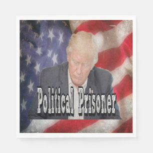 Serviette En Papier Prisonnier politique de Trump