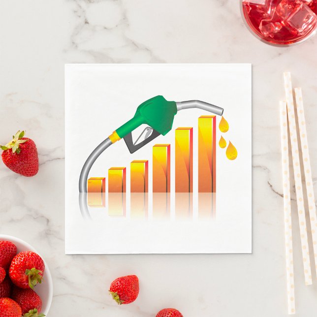 Serviette En Papier Prix du carburant (Créateur téléchargé)