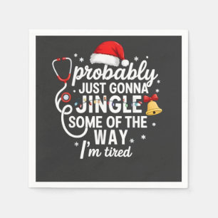 Serviette En Papier Probablement juste aller faire tinter un peu Noël
