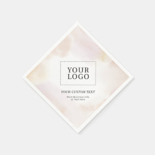 Serviette En Papier Promotionnel de logo d'entreprise personnalisé ave