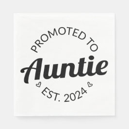 Serviette En Papier Promu À Tante Est. 2024 I