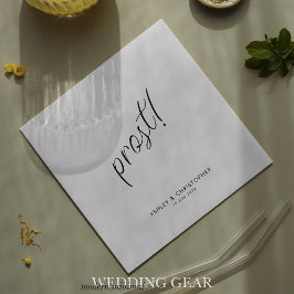 Serviette En Papier Prost ! Cocktail minimal pour toutes les occasions