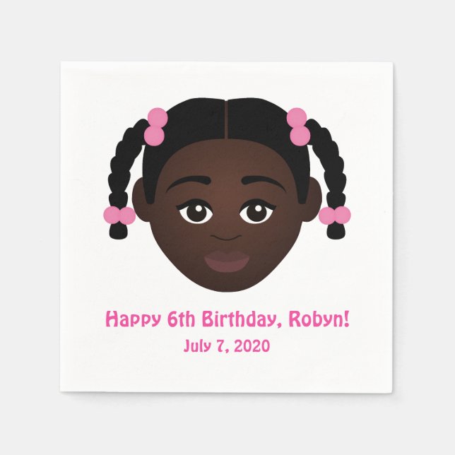 Serviette En Papier #Proud2BNaturalMe Choose-My-Complexion Anniversair (Devant)