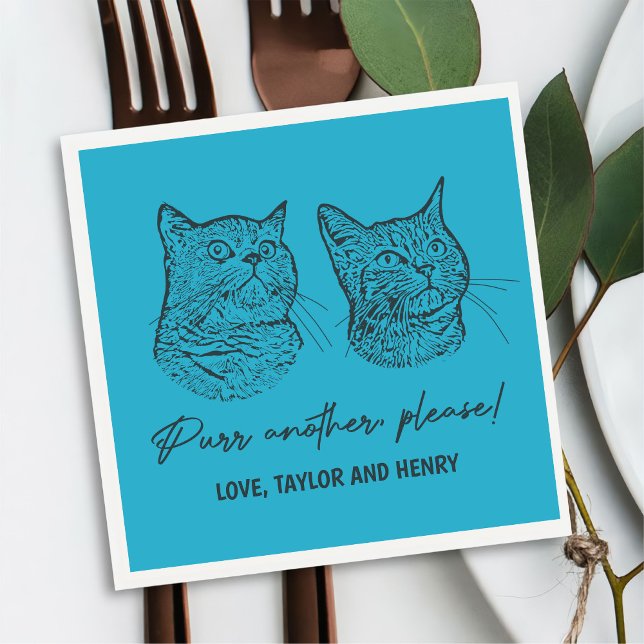 Serviette En Papier Purer un autre S'il vous plaît Customisé Mariage a (Créateur téléchargé)