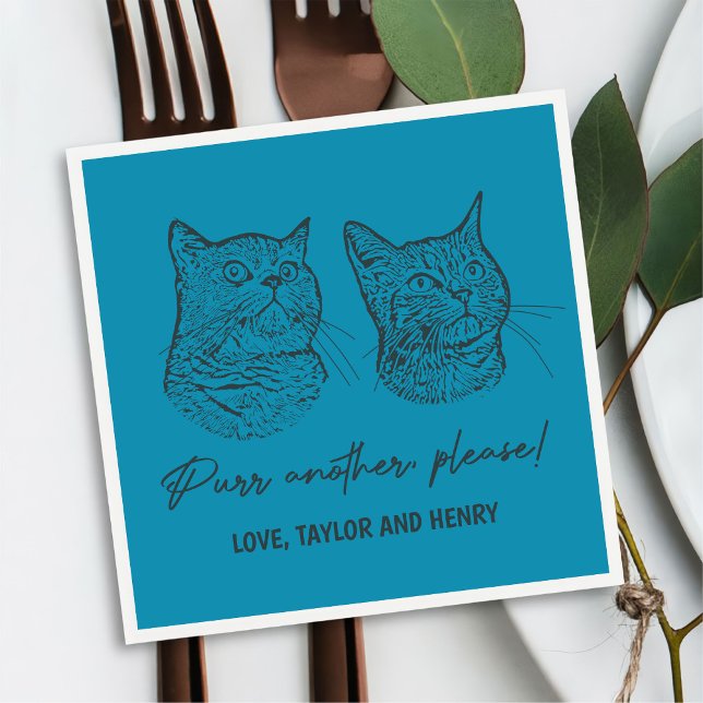 Serviette En Papier Purer un autre S'il vous plaît Customisé Mariage a (Créateur téléchargé)