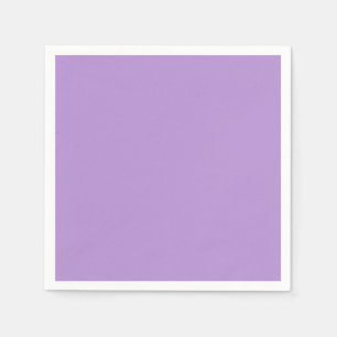 Serviette En Papier Purple pâle (couleur solide)