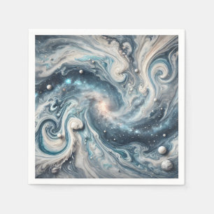 Serviette En Papier Quand les étoiles obtiennent l'art