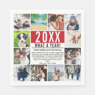 Serviette En Papier Quel an 12 Photo Family News année en revue