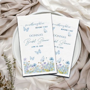 Serviette En Papier Quelque chose de bleu avant "Je fais" Fête des mar