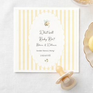 Serviette En Papier Qu'est-ce que bébé sera ? Révélation du sexe Prép