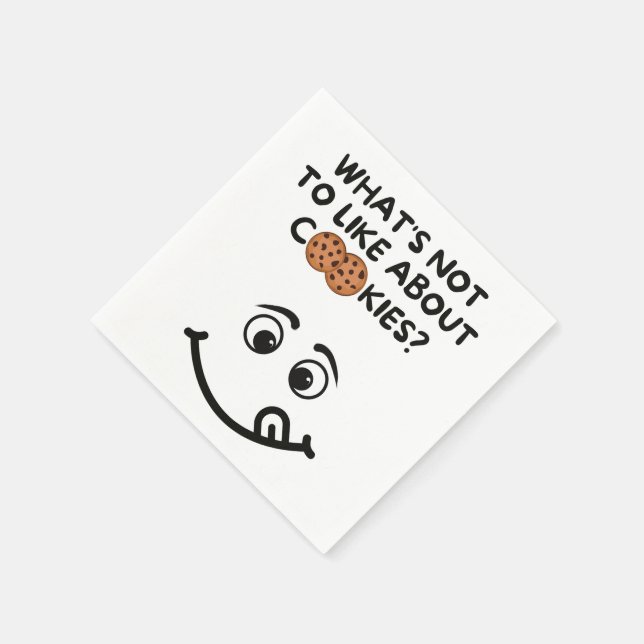 Serviette En Papier Qu'est-ce qui ne plaît pas aux cookies ? (Coin)