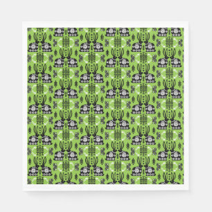 Serviette En Papier Rabbit Nordic Scandinavian Folk Art