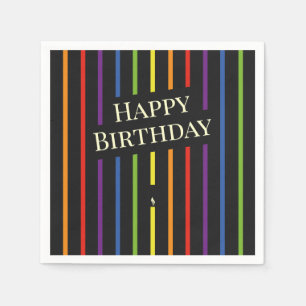 Serviette En Papier Rainbow flag gay queer lgbtq Anniversaire serviett