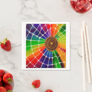 Serviette En Papier Rainbow Web