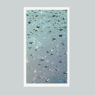 Serviette En Papier Raindrops sur écran Aqua Blue