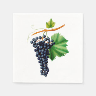 Serviette En Papier Raisins vintages