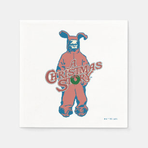 Serviette En Papier Ralphie Cauchemar rose