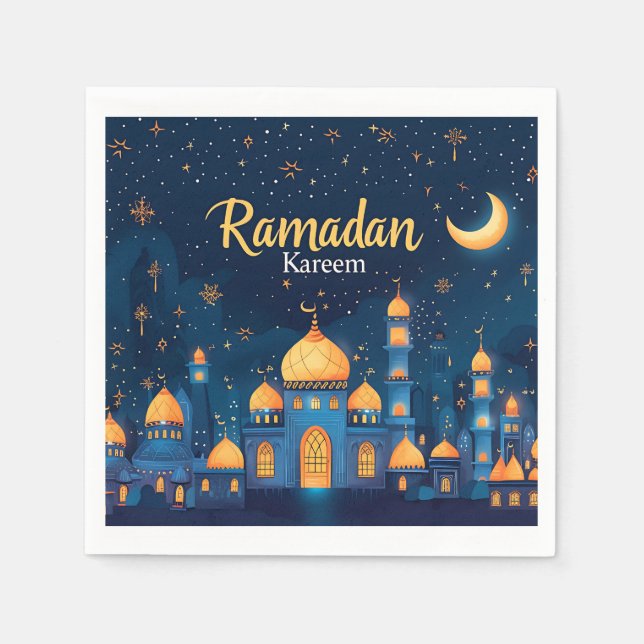 Serviette En Papier Ramadan Kareem Papier Napkin (Devant)