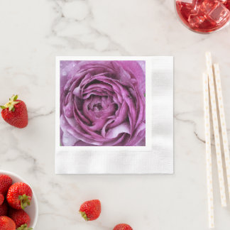 Serviette En Papier Ranunculus pourpre