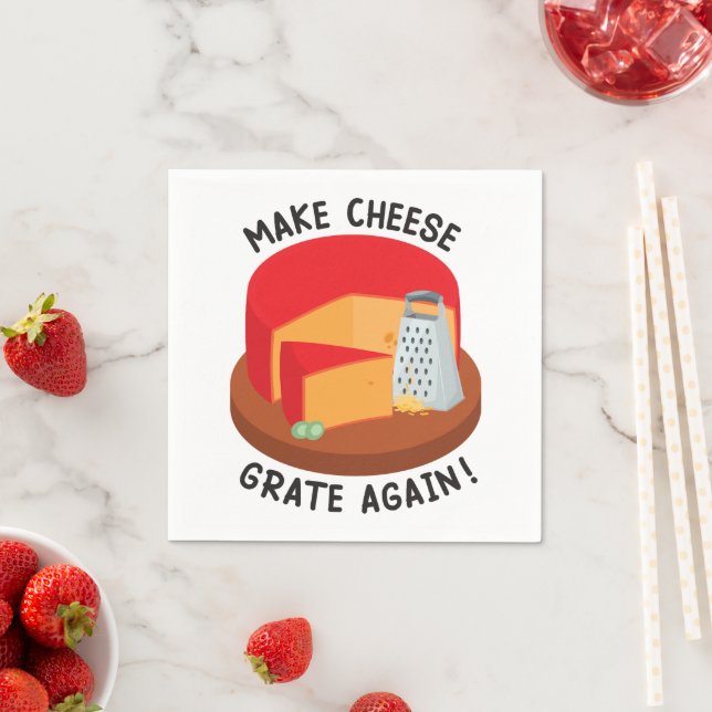 Serviette En Papier Râper à nouveau le fromage (En situation)