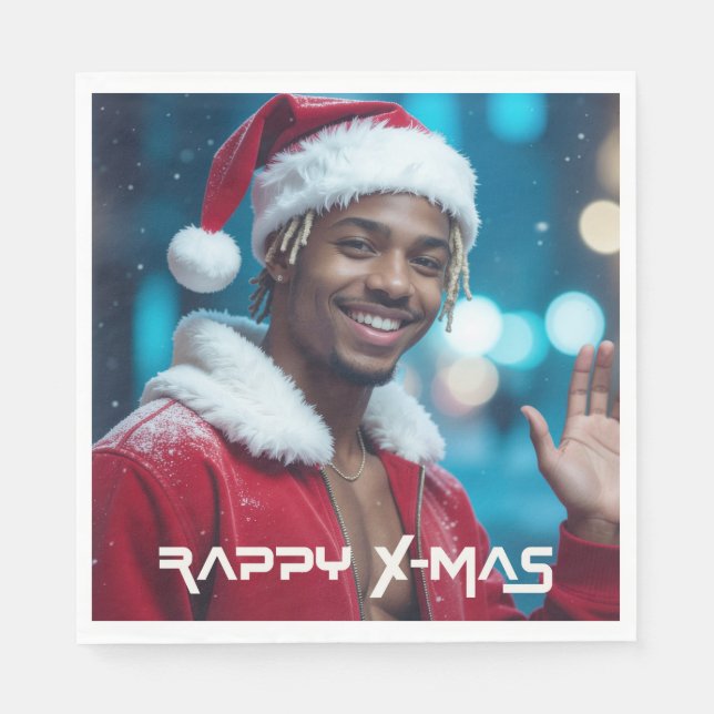 SERVIETTE EN PAPIER RAPPY X-MAS (Devant)