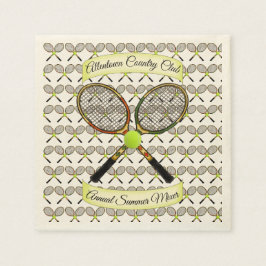 Serviette En Papier Raquettes de tennis serviettes