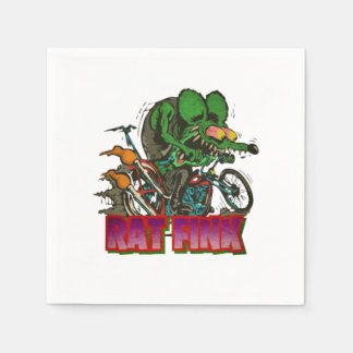 Serviette En Papier Rat Fink Vintage
