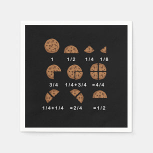 Serviette En Papier Ratio Numéro Mathématiques École Cadeau Nerd