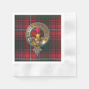 Serviette En Papier Rattray Tartan & Badge