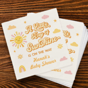 Serviette En Papier Ray of Sunshine Baby shower