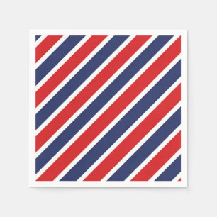 Serviette En Papier Rayé