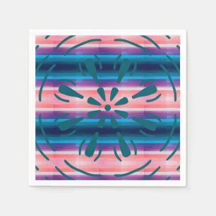 Serviette En Papier Rayures