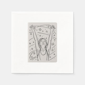 Serviette En Papier Reach for the Stars