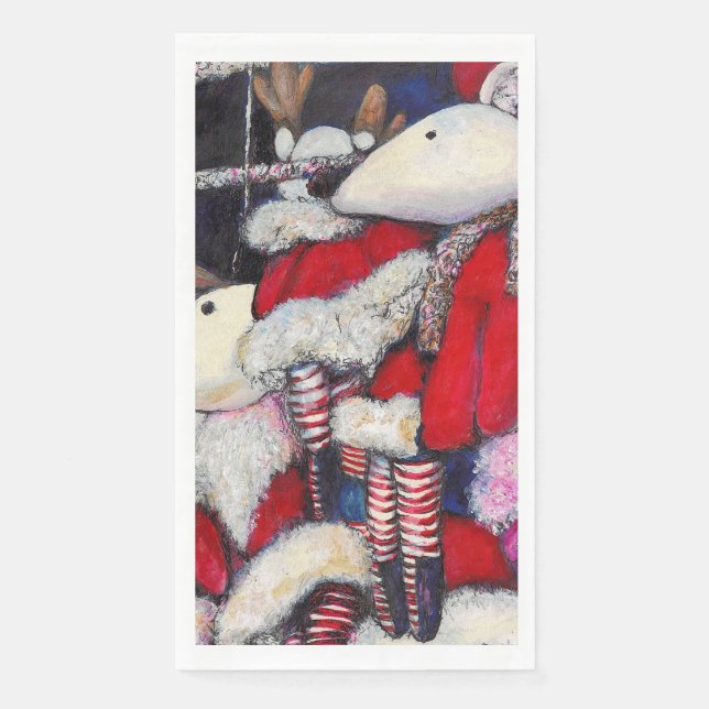 Serviette En Papier Réalité sur les vacances (Devant)